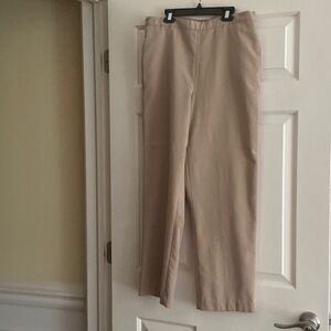 Alfred Dunner Two-Tone Beige pants